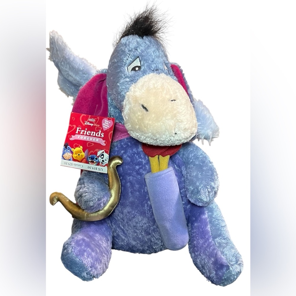 Disney Eeyore Plush Toy - Blue and Gold